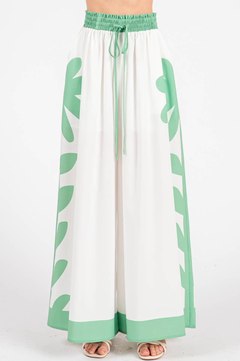 Peace Love Line - Wholesale Top & Pant Set (NOT Loungewear) - Women's - PL7472 - PRINTED WOVEN TOP AND PANT SET4