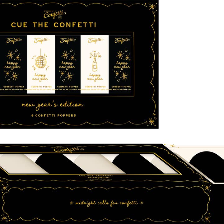 Cue the Confetti: New Years Edition for wholesale by Emergency Confetti