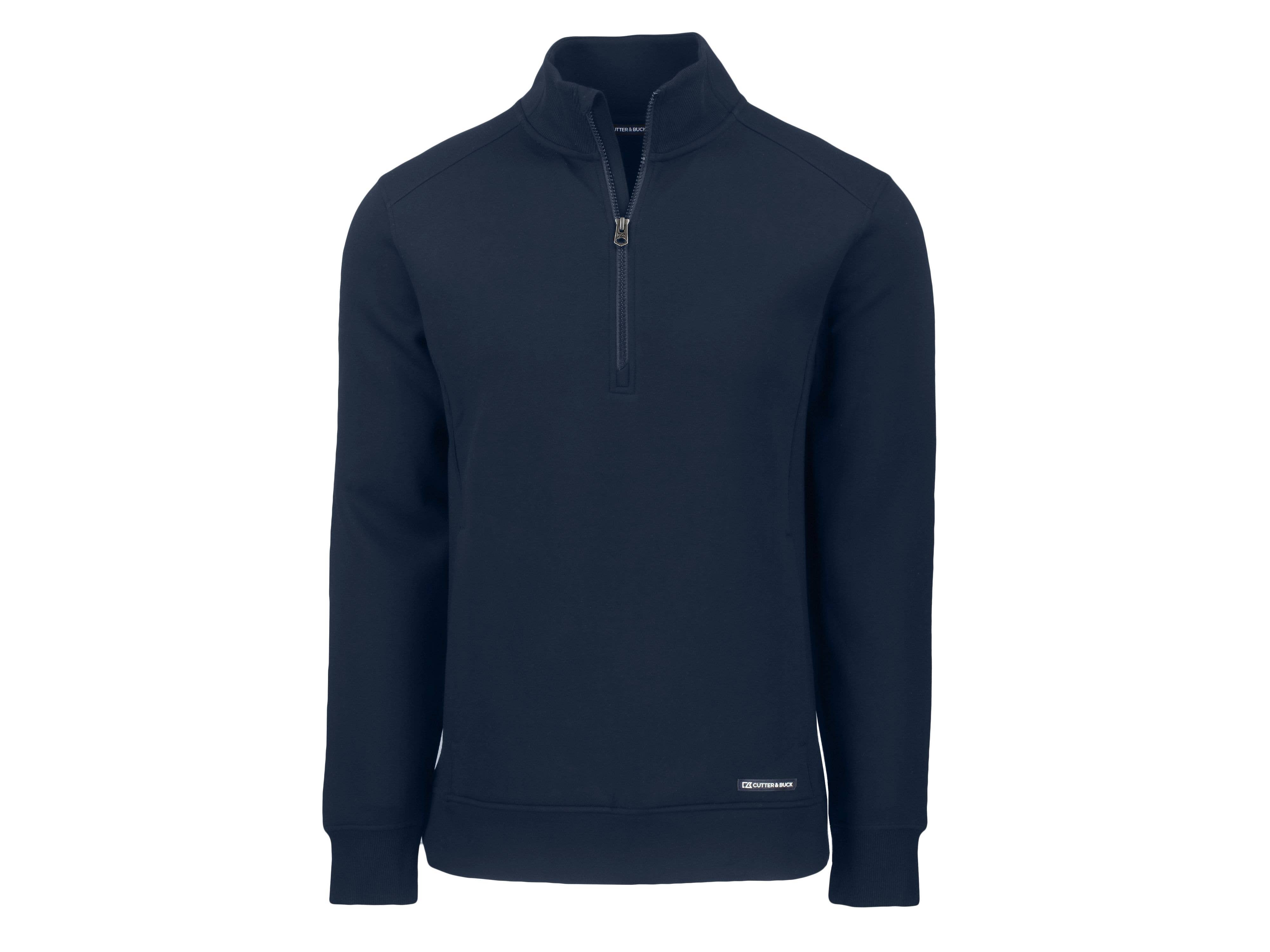Cutter & Buck - Wholesale Sweatshirt - Men's - Cutter & Buck Roam Eco Recycled Quarter Zip Mens Pullover2
