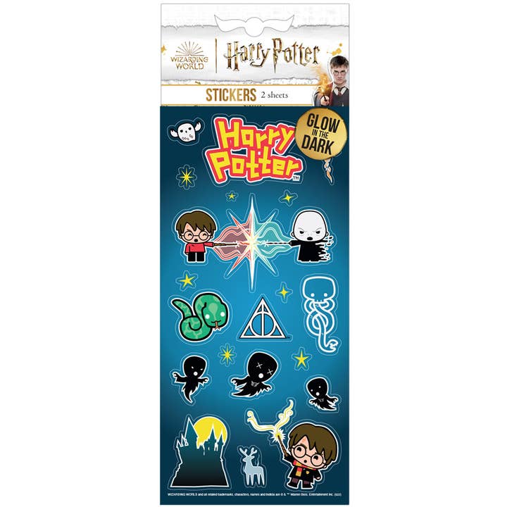 Paper House Productions - Vendita all'ingrosso Adesivo - Adesivi Harry Potter - Ciondoli Chibi che si illuminano al buio