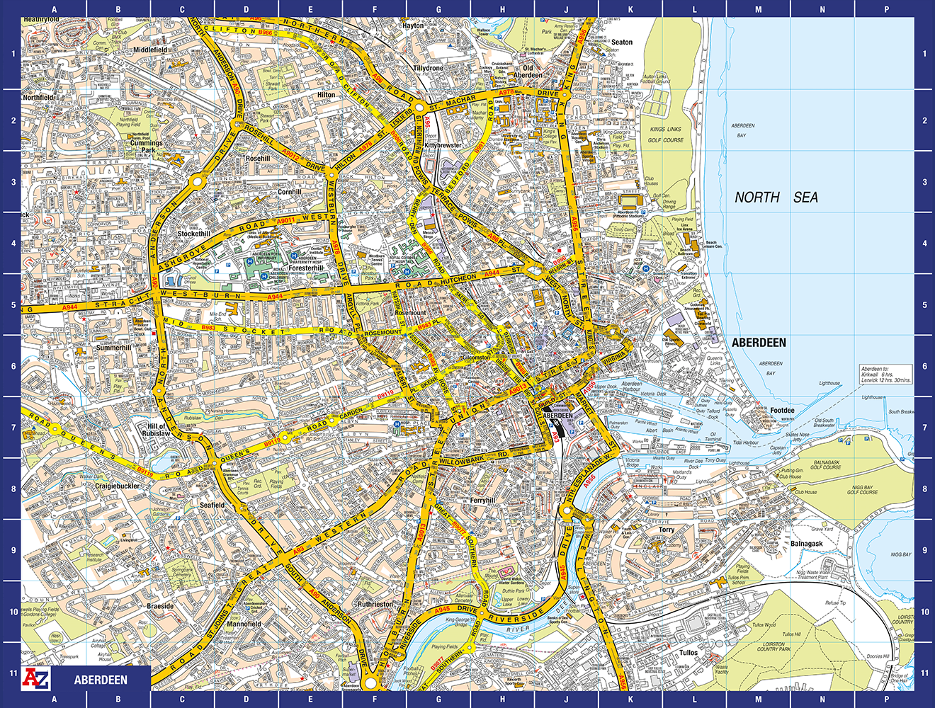 All Jigsaw Puzzles – wholesale Puzzle – Adult – A to Z Map of Aberdeen 1000 Piece Jigsaw0