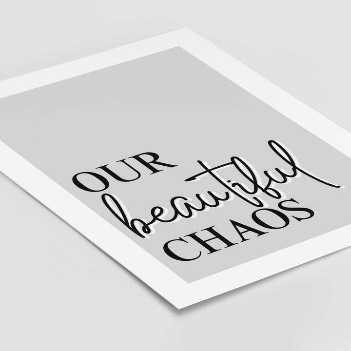D'LUXE PRINTS - Wholesale Poster - Our Beautiful Chaos Print11