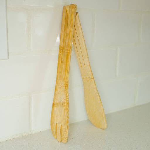 Bamboo Switch - Wholesale Kitchen Tong - Bamboo Salad Tongs2