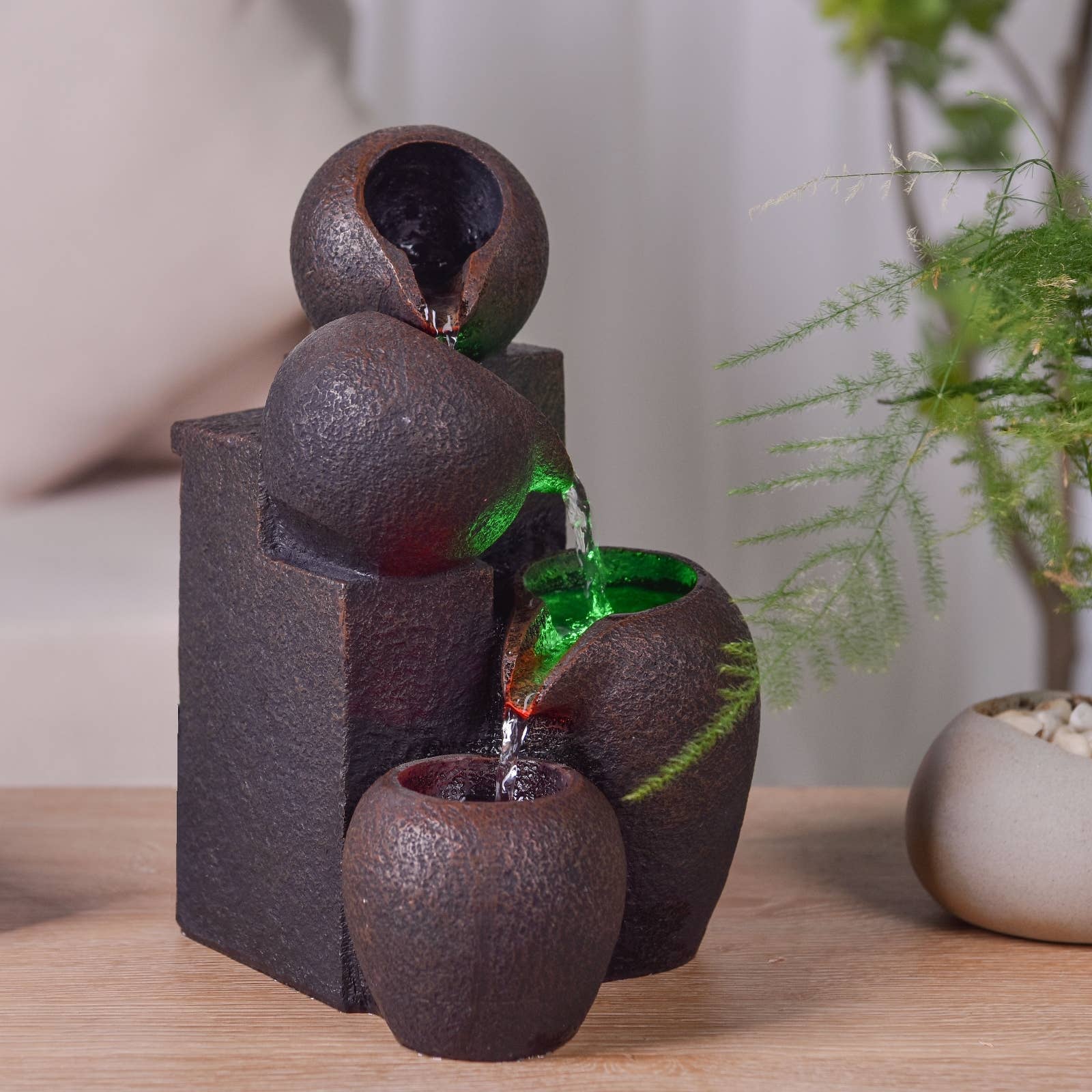 Zen'Arôme – wholesale Dekorativt bordsobjekt – Luba Zen inomhusfontän - Zen och avkopplande atmosfär13