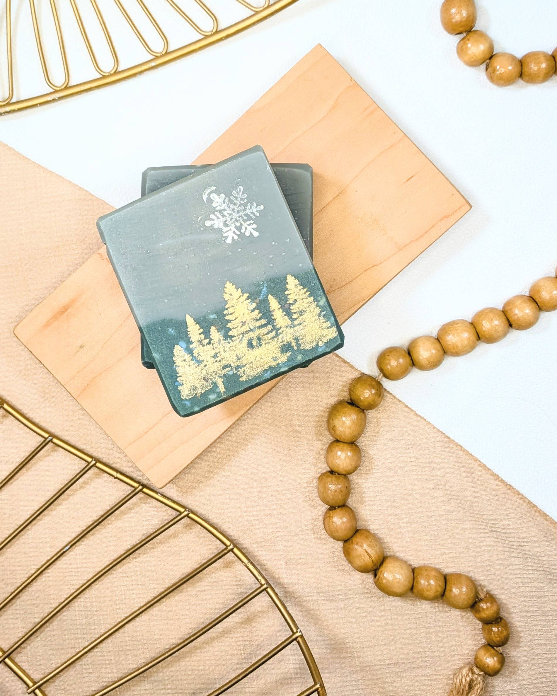 Lux & Lye LLC - Wholesale Bar Soap - Winter Woods Seasonal Soap1