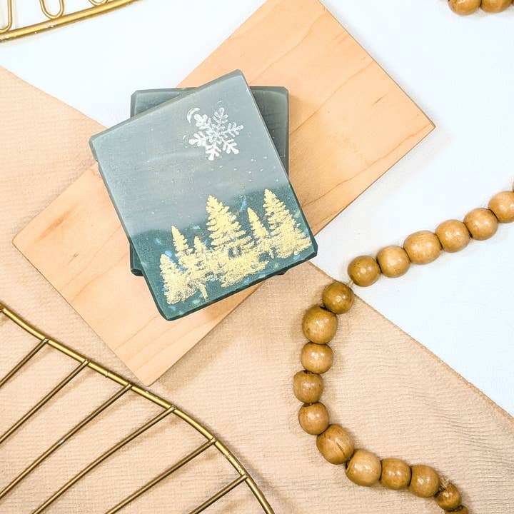 Lux & Lye LLC - Wholesale Bar Soap - Winter Woods Seasonal Soap1