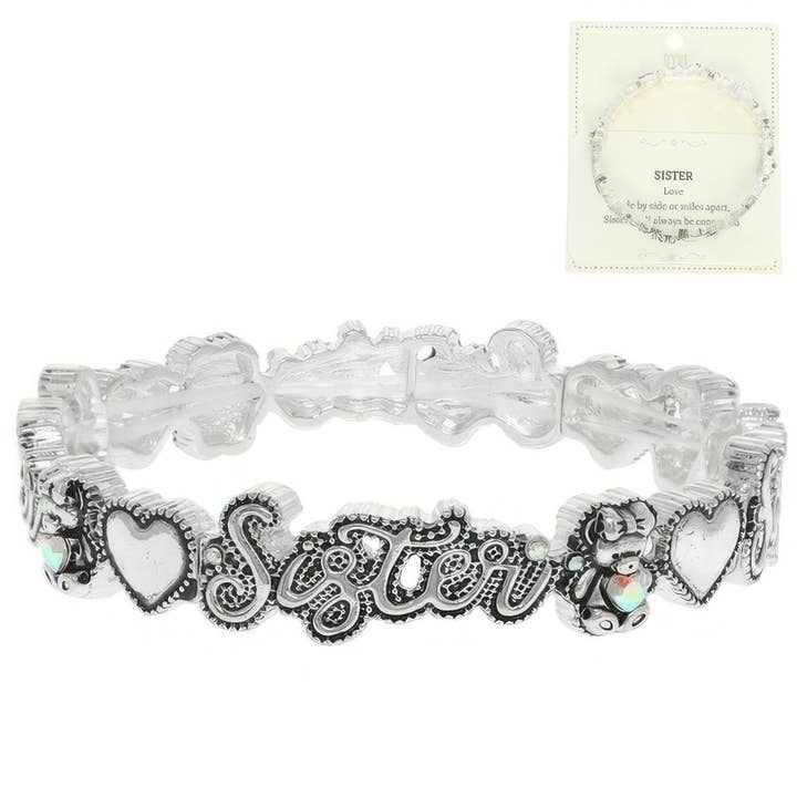 CC Wholesale Clothing - Wholesale Beaded Bracelet - Inspirational Message Stretch Bracelet1