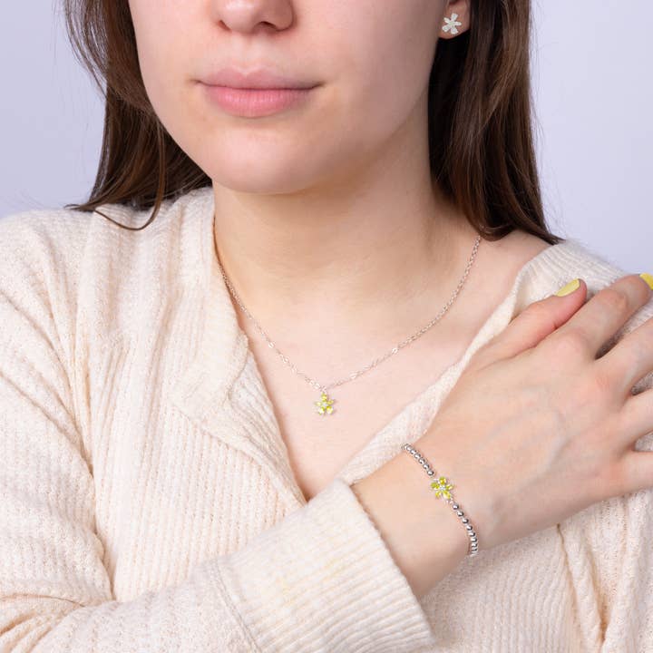 Pavilion – wholesale Beaded bracelet – The Best - Silver-Plated Cubic Zirconia Beaded Bracelet2