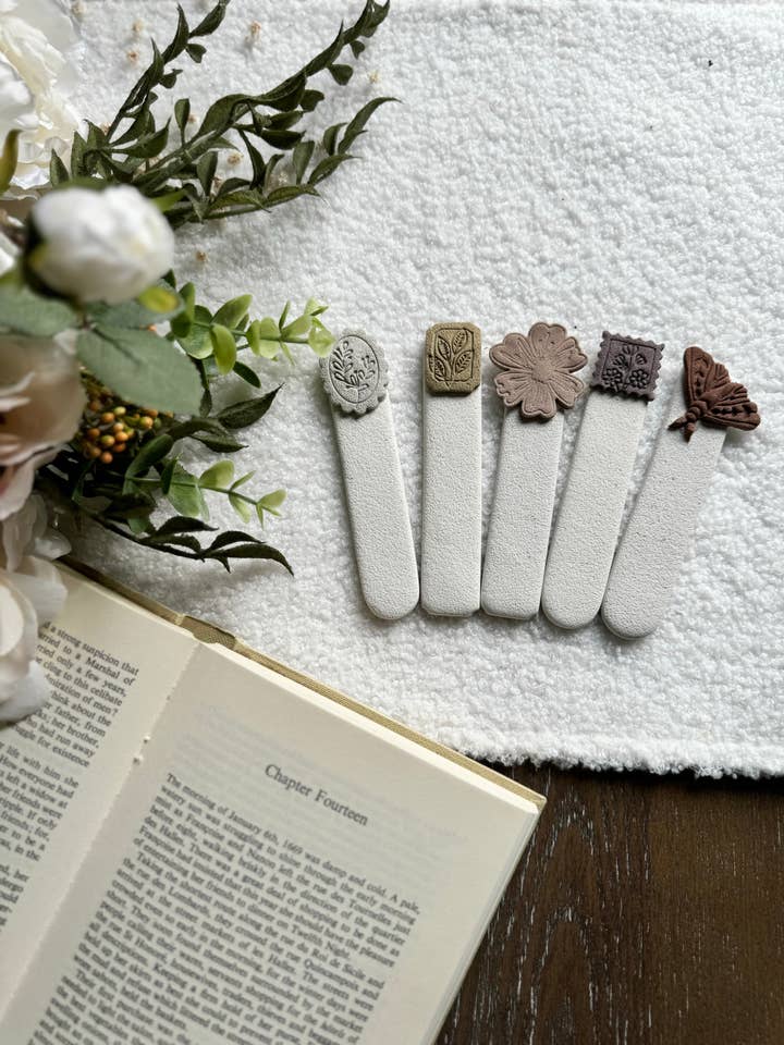 3D Stamp Bookmarks for wholesale by Elm & Cedar
