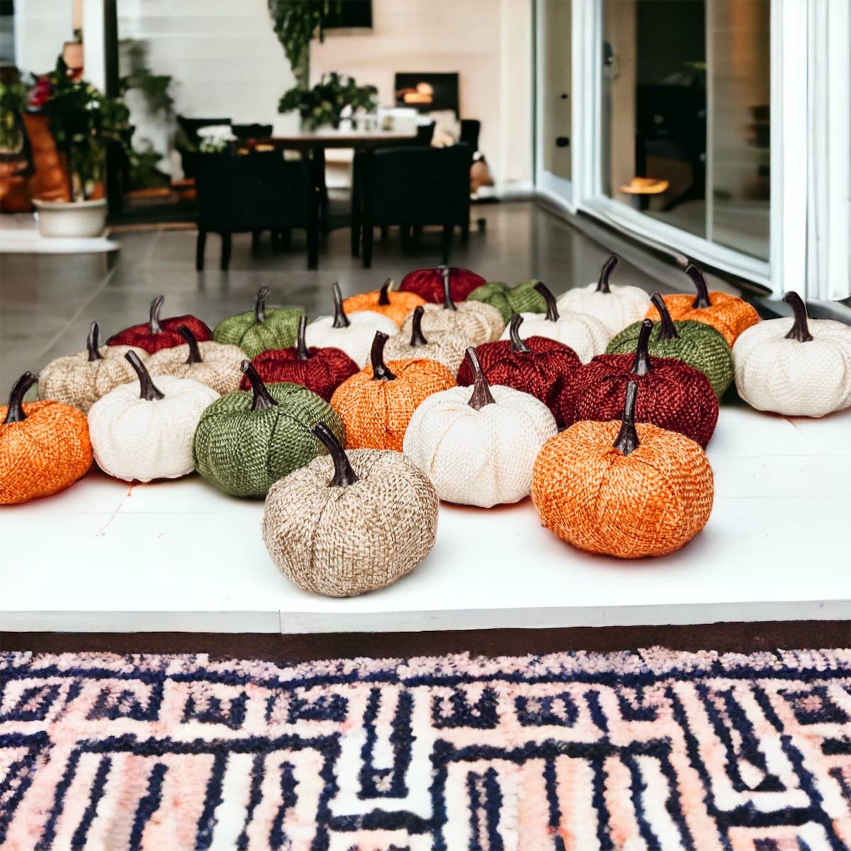 Gia Roma - Wholesale Decorative Tabletop Object - Mini Jute Pumpkins, Halloween & Fall Shelf Decorations13
