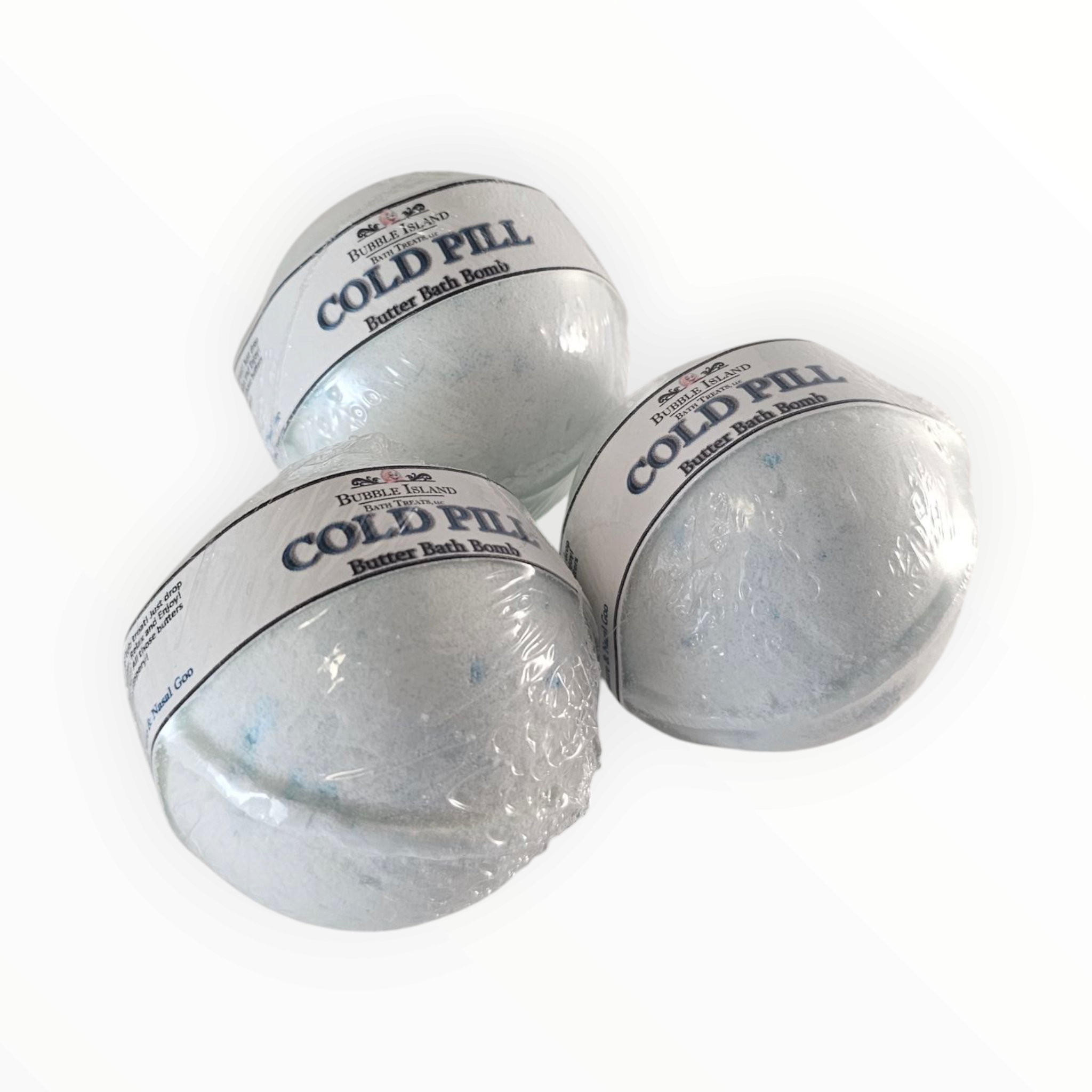 Bubble Island Bath Treats - Wholesale Bath Bomb/Fizz - 3 (SET) Cold Pill Bubble Bath Bombs1