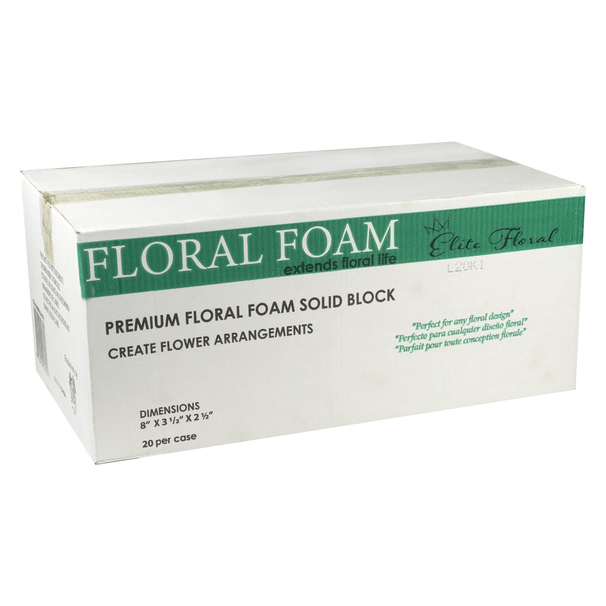 Portofino International Trading, USA - Wholesale Craft Supplies - Premium Floral Foam Solid Block1