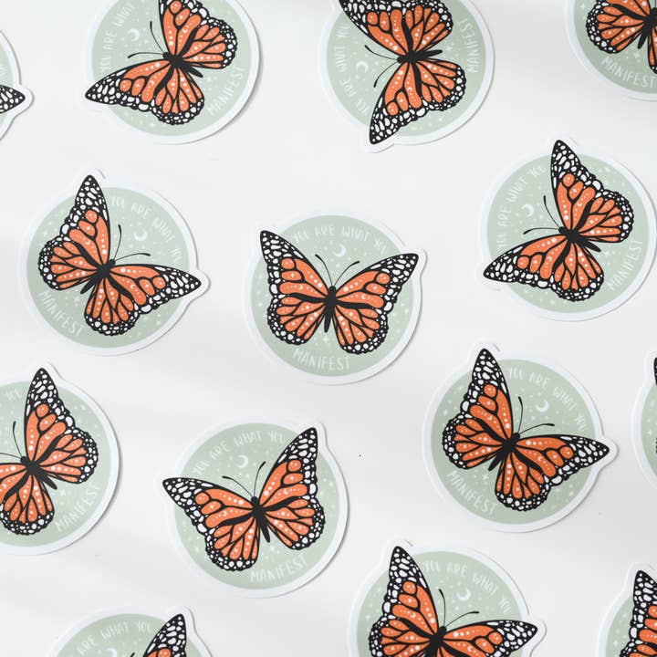 Simple Whimsy - Wholesale Sticker - You Are What You Manifest - Vinyl Sticker *SALE*2