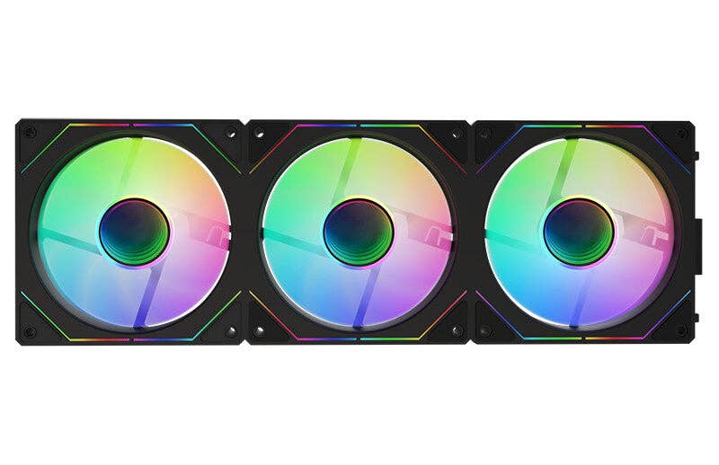 ITEK - Wholesale  - Kit 3x Fan for case INFINITY Black - 12cm- ARGB Sync 5V 3pin- 4pin PWM- Wireless0