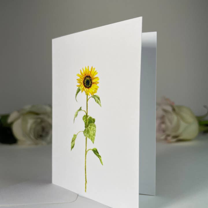 Paintings For Hummingbirds - Wholesale Everyday Greeting Card - "Sunflower" Greeting Card2