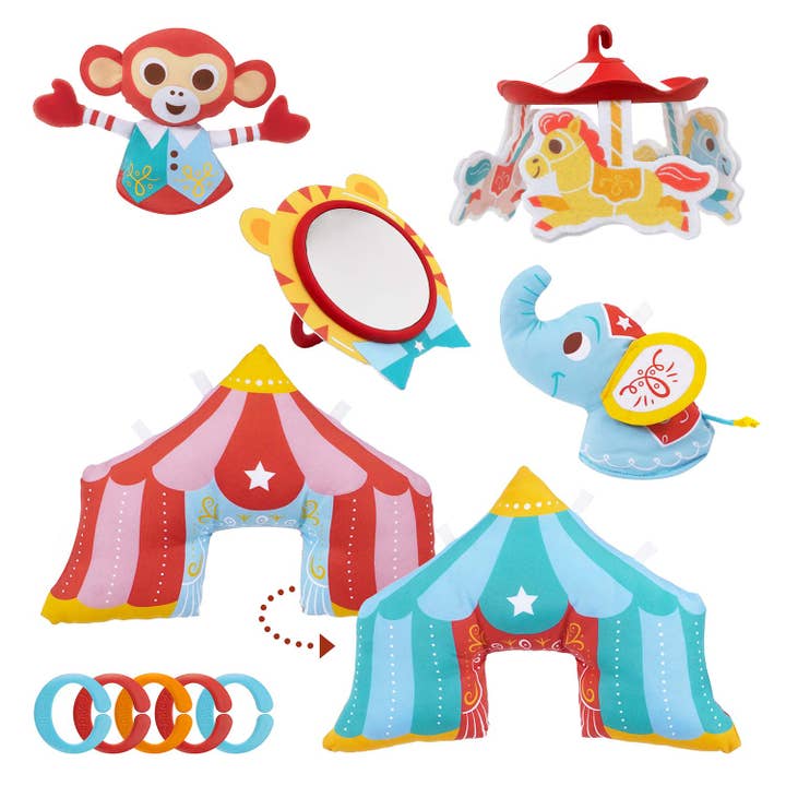 Yookidoo UK - Vendita all'ingrosso Tappetino da gioco - Bambini e neonati - Parco giochi Gymotion Circus6