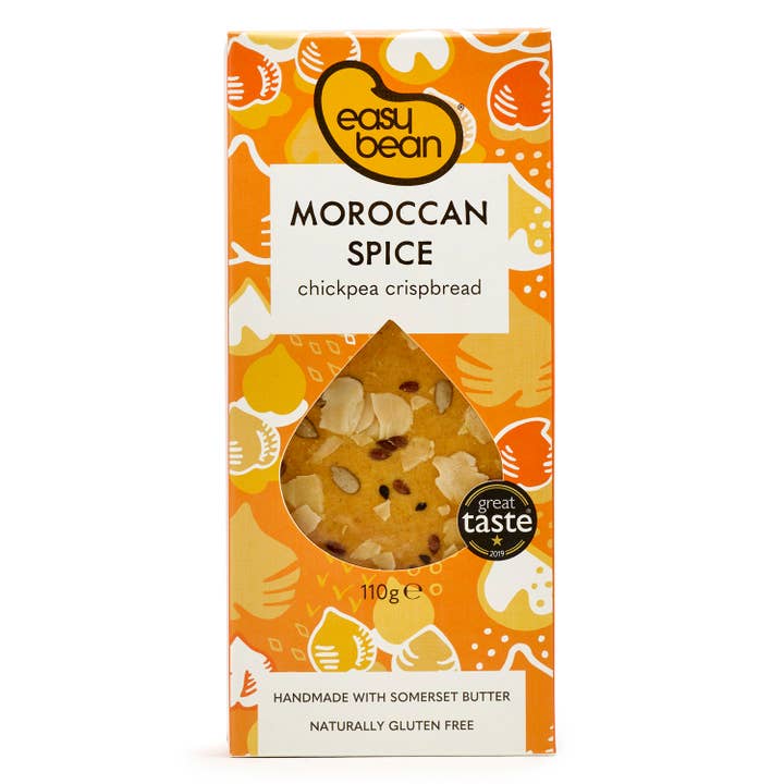 Moroccan Spice Crispbread - naturally gluten free 110g for wholesale by Easy Bean