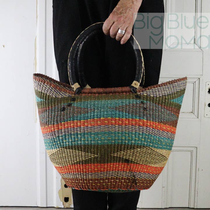 Big Blue Moma - Wholesale Grocery/Shopping Bag - U Shopper Large - Traditional Palette7