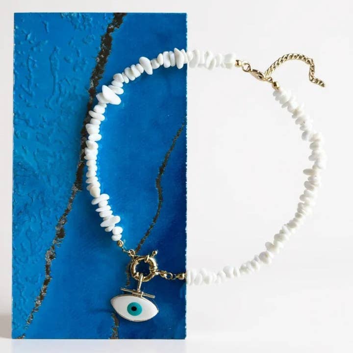 White Sands Eye Necklace for wholesale by Milan