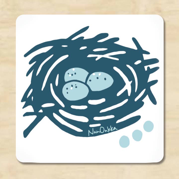 Nest Sticker for wholesale by Nan Onkka Prints