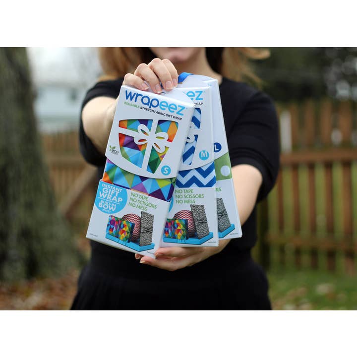 Wrapeez - Wholesale Flat Wrap - Leopard Reusable Stretch Fabric Gift Wrap - Size Medium2