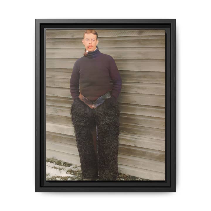 celibataire 036 | Framed Vintage Photo - Matte Canvas for wholesale by Walt & Pete