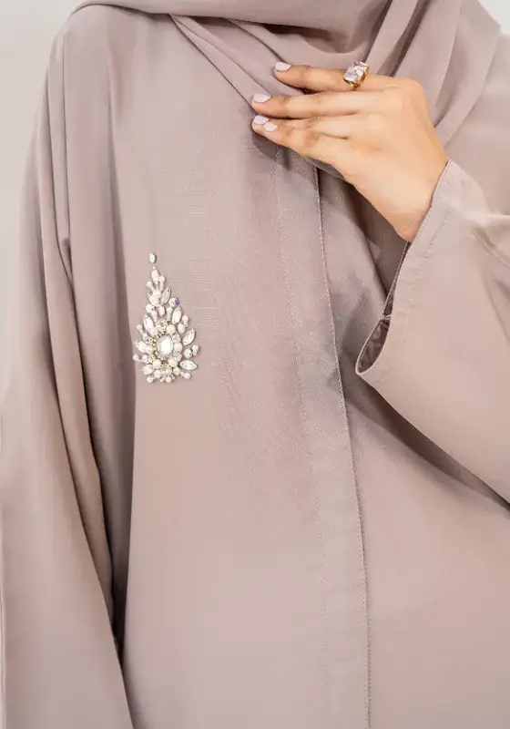 Multi Colored Oyoon Embellished Abaya for wholesale on Faire1