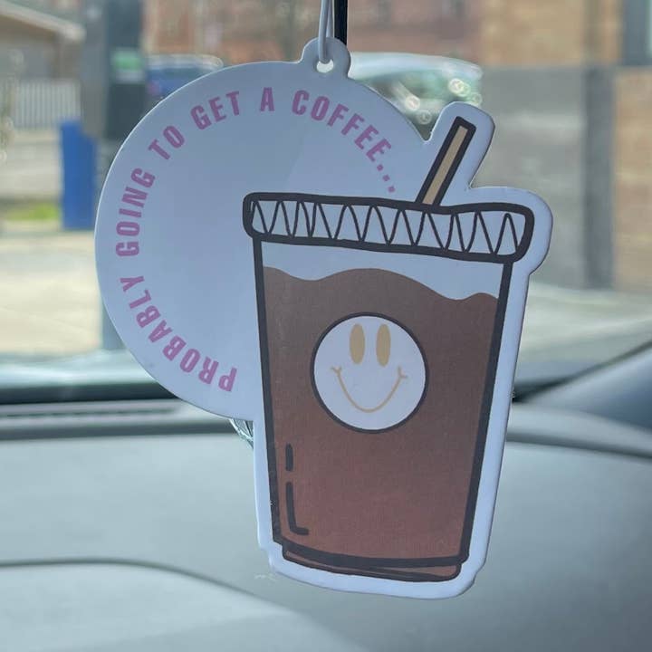 Coffee Lover - Car Air Freshener - Coffee Scent for wholesale by Just Be Kind Co.