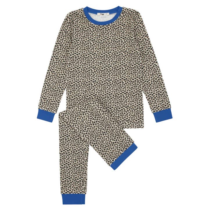 Set da casa in bambù con stampa leopardata per la vendita all'ingrosso da parte di Noggi Wear