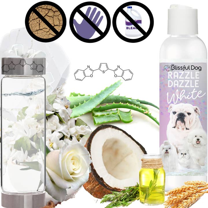 The Blissful Dog - Wholesale Pet Shampoo - Dog - Razzle Dazzle Whitening Pet Shampoo Gallon