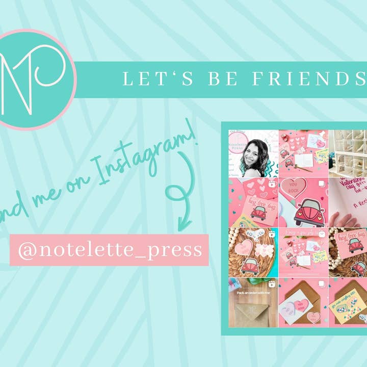 Notelette Press - Wholesale Notepad - Priorities Notepad - Teal5