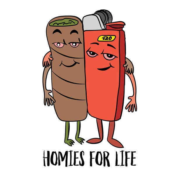 Vinyl Sticker • HOMIES for wholesale by High Jimmie