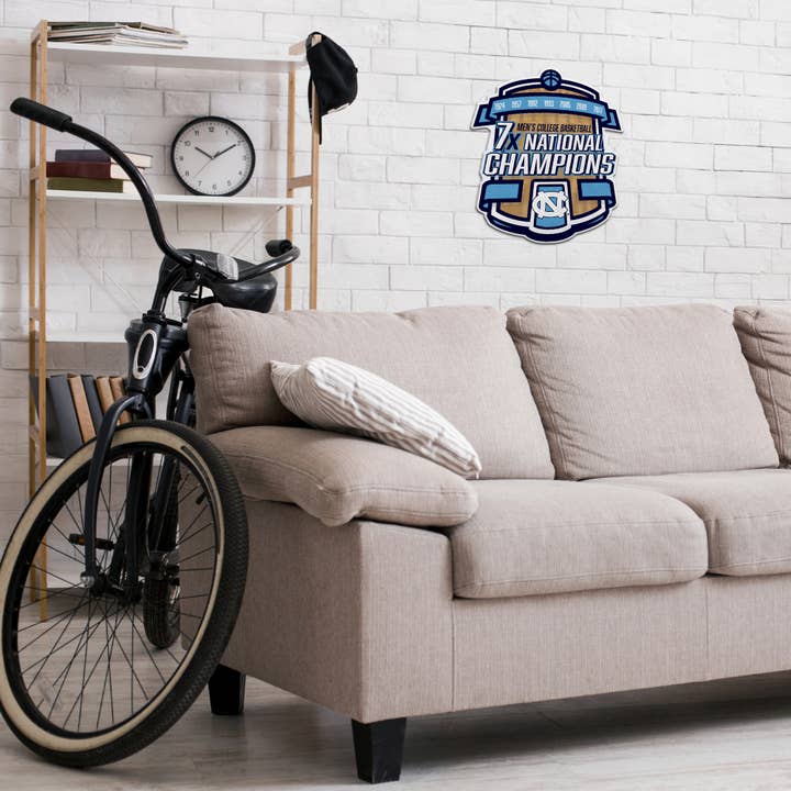 Rico Industries - Wholesale Sign - NCAA North Carolina Tar Heels Champ Shape Cut Pennant2