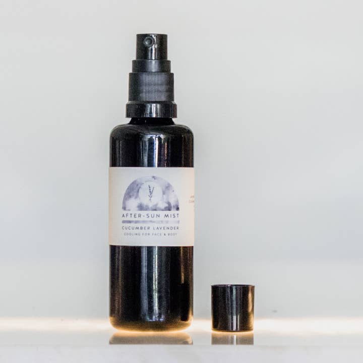Cucumber Lavender After-Sun Mist for Face & Body for wholesale by Roots & Crowns Apothecary