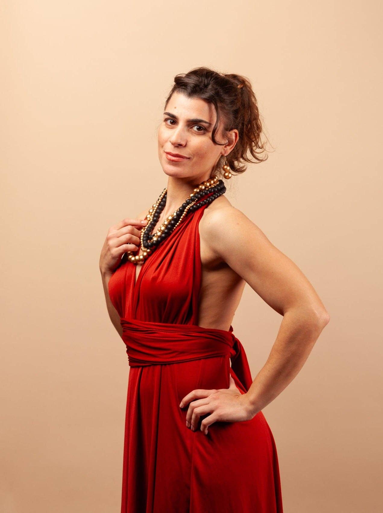 Bijondo - Wholesale Dress - Women's - Ayunita Infinity Convertible Short Dress14