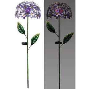 Sunset Vista Designs - Wholesale Garden/Lawn Stake - Hydrangea Solar Stake