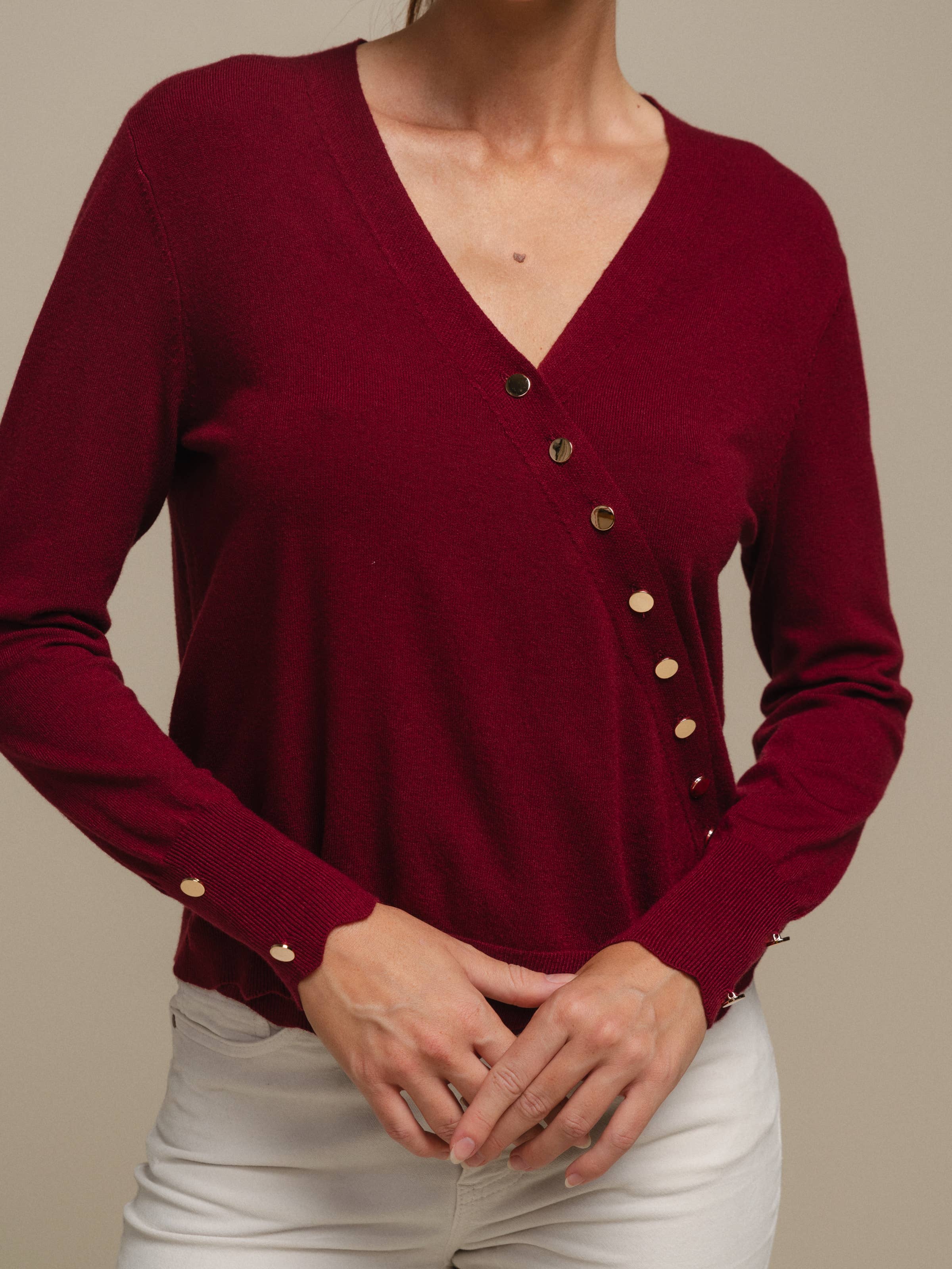 SMF - Wholesale Knit Sweater - Women's - 249186 - CACHE COEUR 50%VI 28%NY 22%PE3