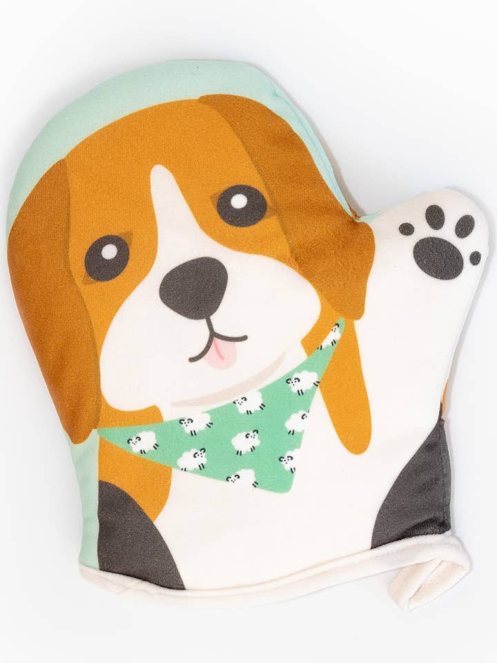 Beagle Kitchen Mitt for wholesale by Uni and Nori