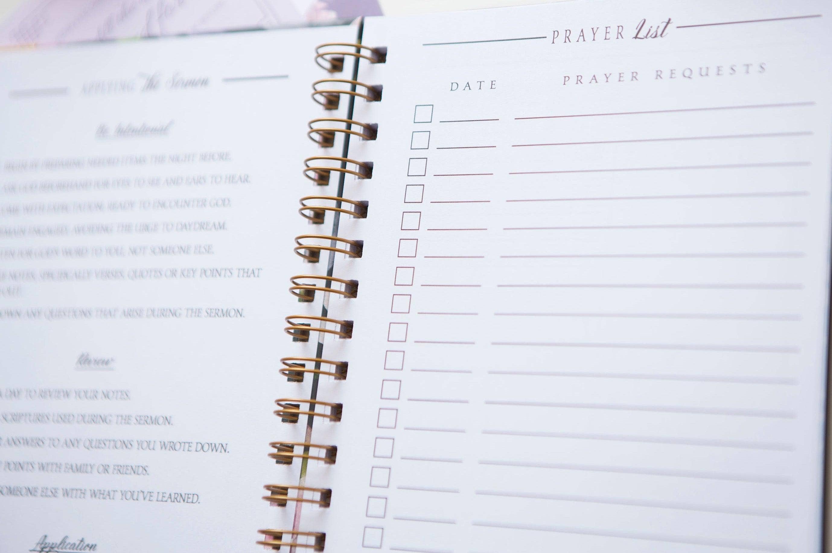 Chosen & Cherished - Wholesale Notebook - Sermon Notebook for Women | Sermon Notes Journal4