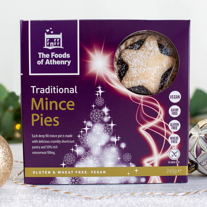 Traditional Mince Pies 4PK for wholesale by The Foods of Athenry