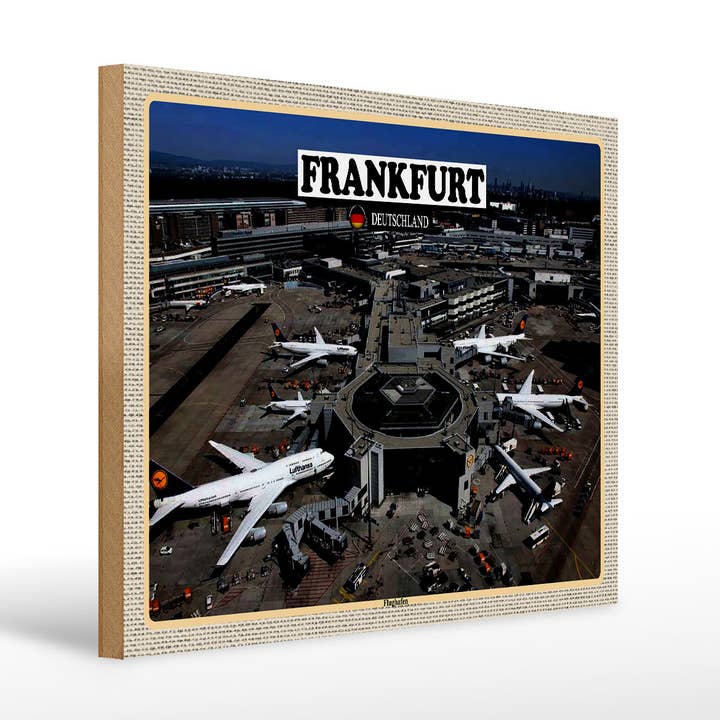 Frankfurt Airport Airport 40 x 30 cm wooden sign and other Purchase Wholesale preiswerter getränkelieferant. Free Returns & Net 60 Terms on Faire trending on Faire.