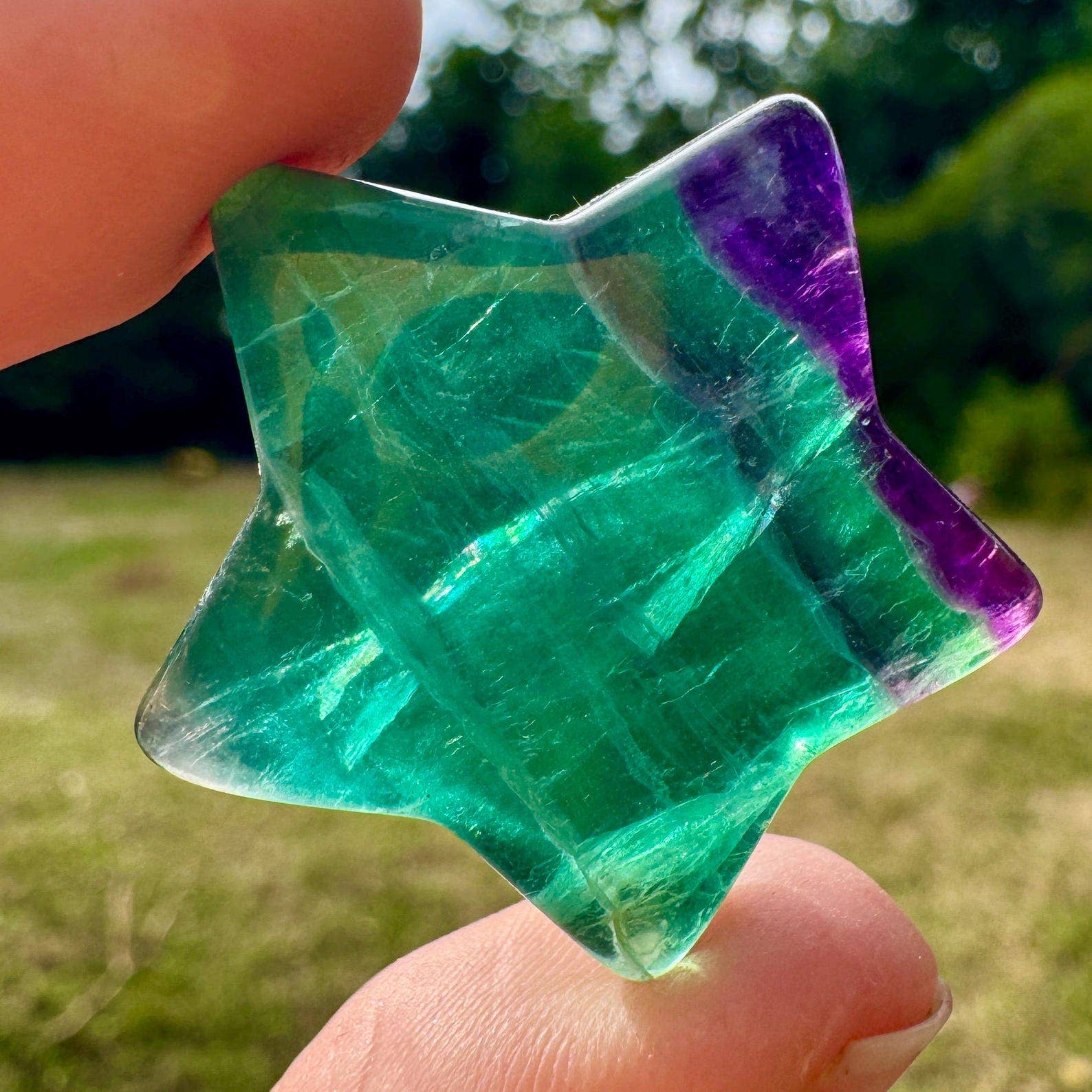 Elf Kendal Hippies - Wholesale Spiritual Stone/Crystal - Crystal star 3cm or 1.2inch by elf in UK Gemstone star gifts1