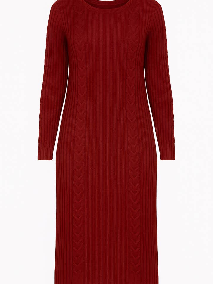 GUIMANOS - Wholesale Dress - Women's - Ribbed Knit Dress