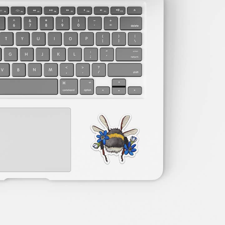 "Bumble Butt" Vinyl Die Cut Sticker for wholesale by PinkPolish Design