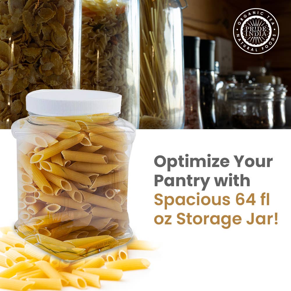 PRIDE INDIA BRANDS – wholesale Jar – Clear PET Storage Jars with Caps4