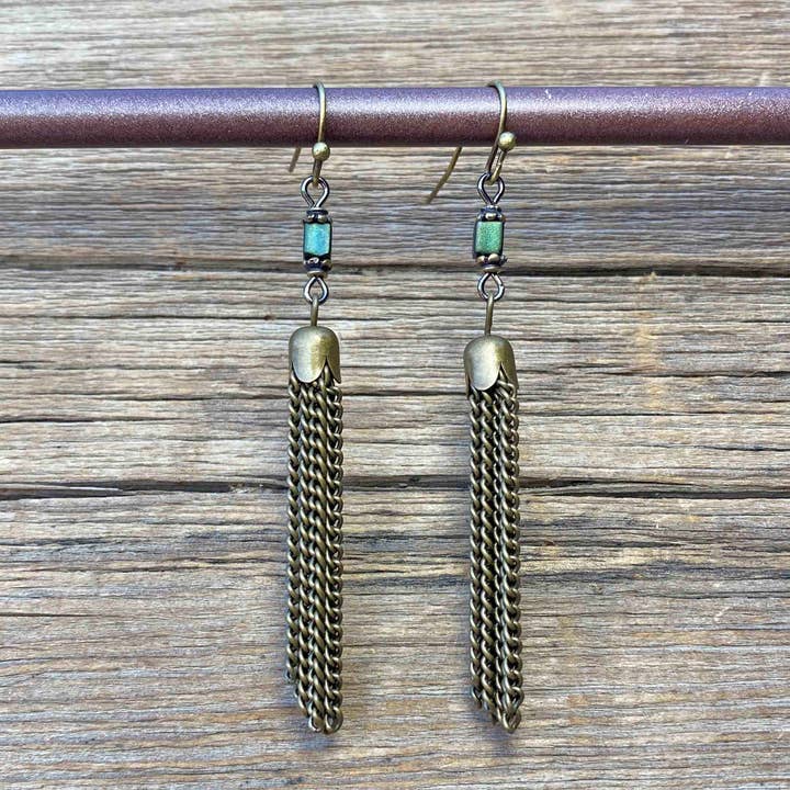 Timberline Swing-y Tassel Earrings for wholesale by Cool Water Jewelry