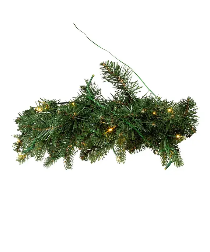 Kurt S. Adler, Inc. - Wholesale Wreath - 18"B/O PRLT WW CLST LED B SPRC WREATH5