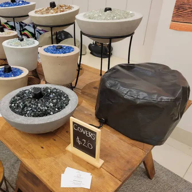 Small Fire Bowl Covers for wholesale by KP FireBowls