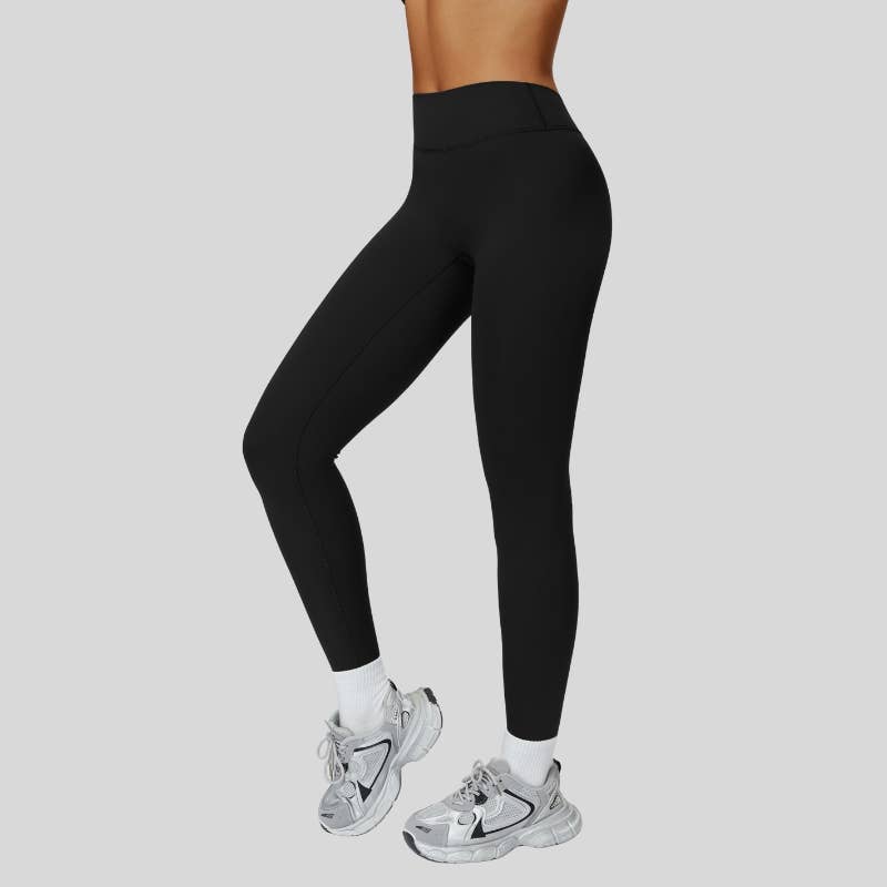 WONDERXFANS - Wholesale Athletic/Lounge Leggings - Women's - High-waisted V-neck leggings at the back17