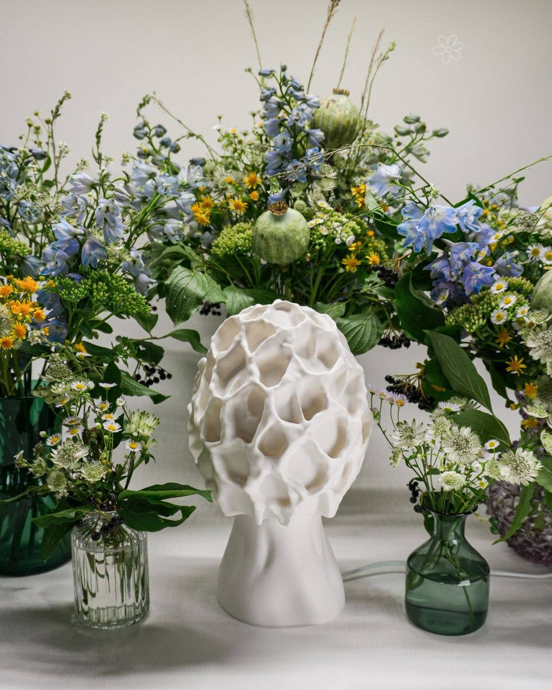 Roomberry - Wholesale Accent/Desk Lamp - Morel Mushroom Lamp - natural mushroom design, soft evening light3